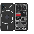Telefontok a Nothing Phone 2, Silicone Lite, fekete