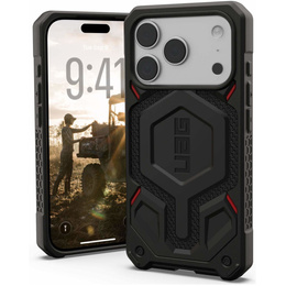 Urban Armor Gear tok iPhone 17 Pro Max, Monarch Pro Kevlar MagSafe, Kevlar Fekete