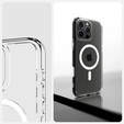 ERBORD MagSafe tok iPhone 16 Pro Max-hoz, aktív gomb, átlátszó + üveg a képernyőhöz