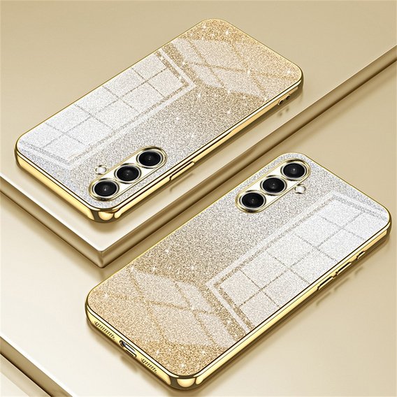 Glitter tok CamShield Samsung Galaxy A57 5G készülékhez, arany