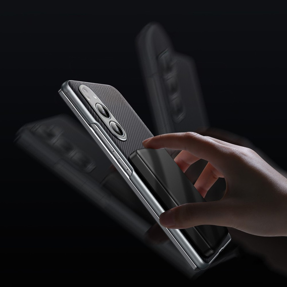 SULADA szénszálas tok MagSafe-hez Samsung Galaxy Z Fold6 5G készülékhez, fekete