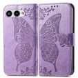 Pattintható tok a T Phone 3 5G, Butterfly, lila