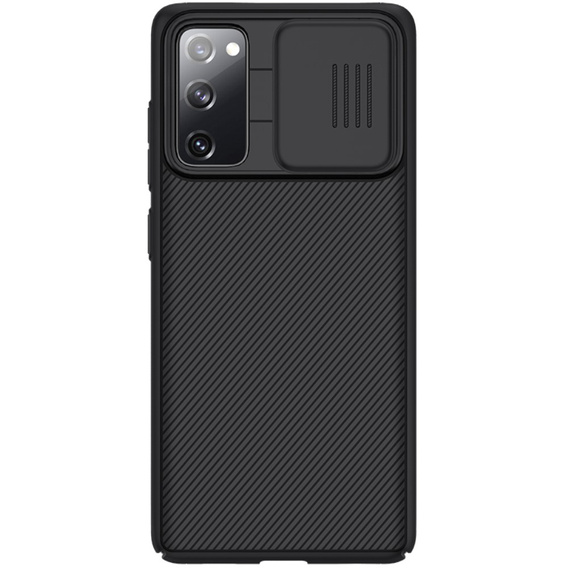 Tok Samsung Galaxy S20 FE, páncélozott Nillkin, CamShield Pro, fekete
