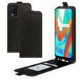 Pattintható tok a Realme 8 5G, Flip, fekete