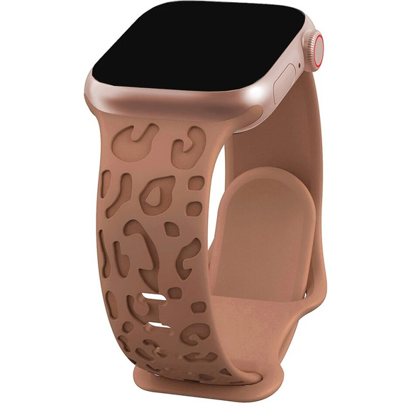 Szilikon szíj az Apple Watch 1/2/3/4/4/5/6/7/8/9/10/SE 38/40/41/42mm-es órájához.