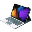 Billentyűzet tok Xiaomi Pad 7 / 7 Pro, TouchPad, zöld színű