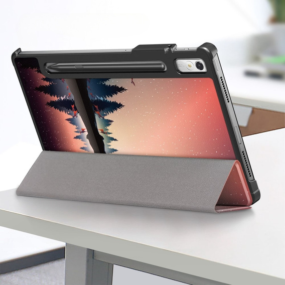 Telefontok a Lenovo Tab P11 Pro Gen 2 2022, Smartcase Pen Slot, forest and lake