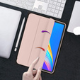 Tok iPad Pro 12.9" 2022/2021/2020 (6/5/4 gen.), Smart Pencil, tolltartóval, rózsaszín