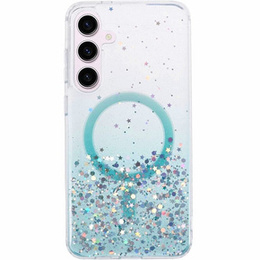 Tok Samsung Galaxy S24+ Plus, Glittery, MagSafe-hoz, zöld