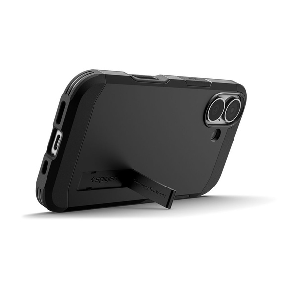 Spigen tok iPhone 17 készülékhez, Tough Armor T MagSafe, fekete