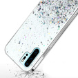 Telefontok a Huawei P30 Pro, Glittery, átlátszó