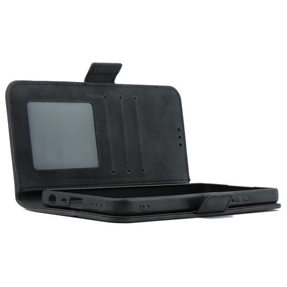 Pattintható tok a Oppo A58 4G, Card Slot, fekete