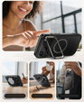 Supcase tok iPhone 17 Pro Max, IBLSN Ares Fip Magsafe, Fekete, IBLSN Ares Fip Magsafe, fekete