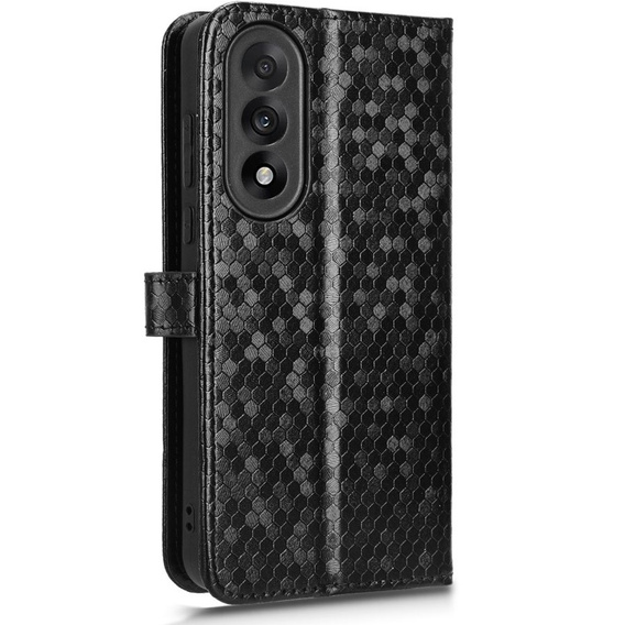Flap tok OnePlus Nord 5, Wallet Rhombus, fekete
