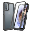 Tok Motorola Moto G31/G41 készülékhez, Shockproof, fóliával, kék