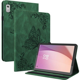 Tok Lenovo Tab M9, Butterfly, zöld