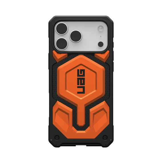Urban Armor Gear tok iPhone 17 Pro Max, Monarch Pro MagSafe, narancssárga