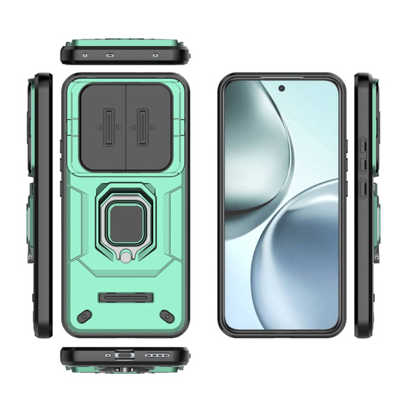 Telefontok a Realme 14 Pro+ 5G, CamShield Slide, zöld