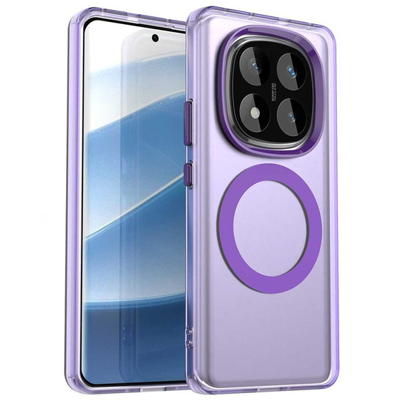 Tok a Xiaomi Redmi Note 14 Pro 5G / Poco X7 5G, Fusion Hybrid, MagSafe-hoz, lila
