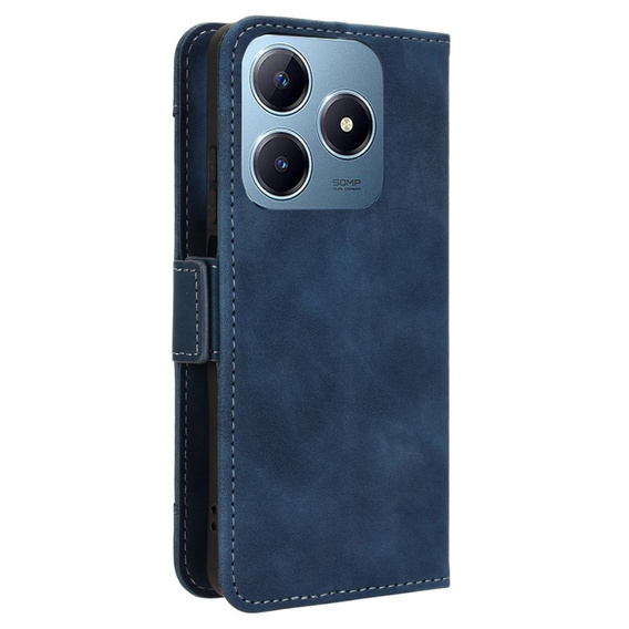 Pattintható tok a Realme C61, Card Slot, sötétkék