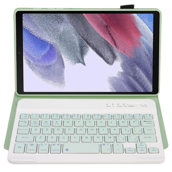 Tok + billentyűzet Samsung Galaxy Tab A7 Lite 8.7 T220 / 225, világoszöld