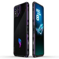 Tok ASUS ROG Phone 8 Pro, Armor Bumper, lencsevédővel, fekete / lila