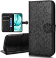 Flap tok Realme C71, Wallet Rhombus, fekete