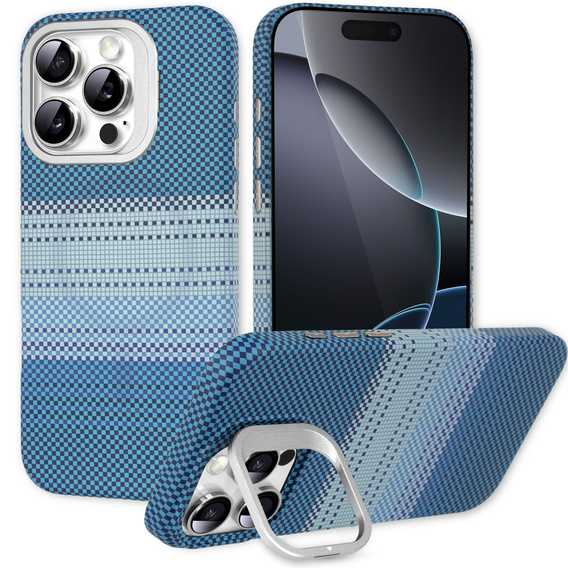 Tok iPhone 16 Pro készülékhez, Frame Kickstand, MagSafe, Moon Blue