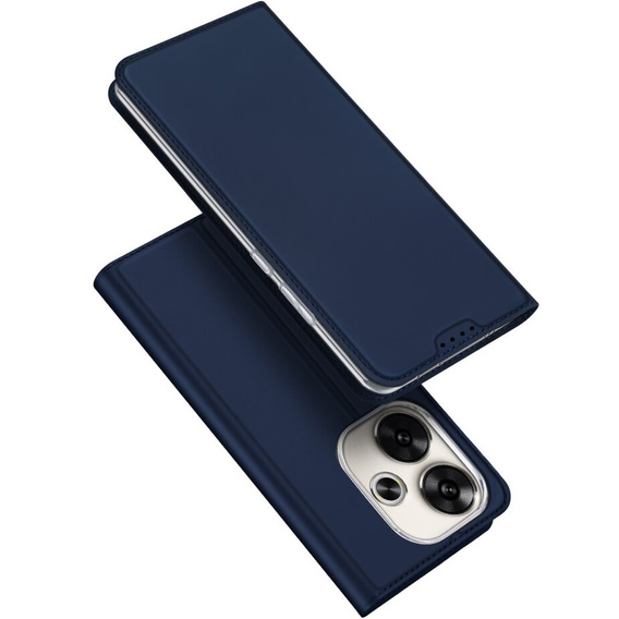 Dux Ducis Telefontok a Xiaomi Poco F6, Skinpro, sötétkék