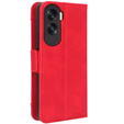 Pattintható tok a Honor 90 Lite 5G, Card Slot, piros