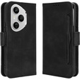 Pattintható tok a Honor 400 Pro 5G, Card Slot, fekete