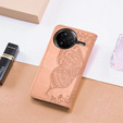 Pattintható tok a Xiaomi Poco F7 Pro, Butterfly, rózsaszín rose gold