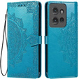 Pattintható tok a Motorola Edge 50 Neo / Motorola ThinkPhone 25, Mandala, kék