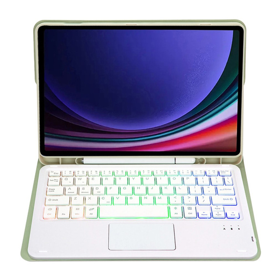 Tok + billentyűzet Samsung Galaxy Tab A9+, with touchpad, fekete