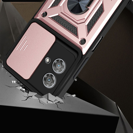 Telefontok a Motorola Edge 40 Neo, CamShield Slide, rózsaszín rose gold