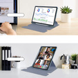 Billentyűzet tok Samsung Galaxy Tab S10 Lite / S10 FE / S9 FE, Rotary 360° Leather, lila