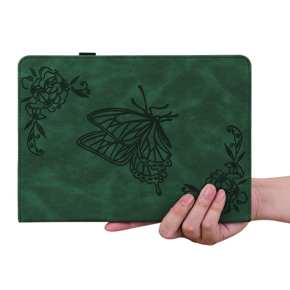 Tok Lenovo Tab M11, Butterfly, zöld