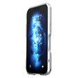Teletok LUPHIE iPhone 14-hoz, Armor Bumper, ezüst