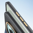 Bőr tok Honor Magic 6 Pro 5G, leather hybrid, szürke
