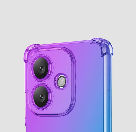 Tok Oppo A40 / Oppo A40m, Gradient Dropproof, Lila / kék