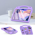 Gyermek tok Lenovo Tab M11, Cute Patterns, állvánnyal, lila