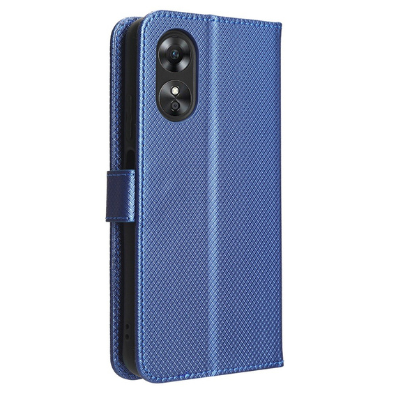 Pattintható tok a Oppo A17, Smart Magnet, kék