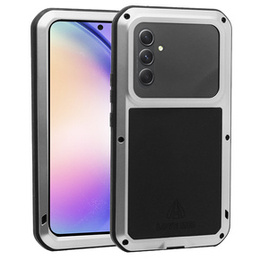 Love Mei Telefontok a Samsung Galaxy A54 5G, armored with glass, ezüst
