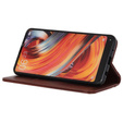 Pattintható tok Xiaomi Poco F6 Pro, Split Leather, barna