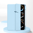 Tok Apple iPad Pro 13" 7 gen. 2024 (A2925, Smartcase Hybrid, tolltartó résszel, kék