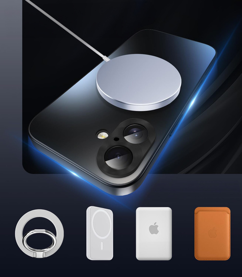 MagSafe-kompatibilis tok iPhone 17-hez, magánéletet védő üveggel