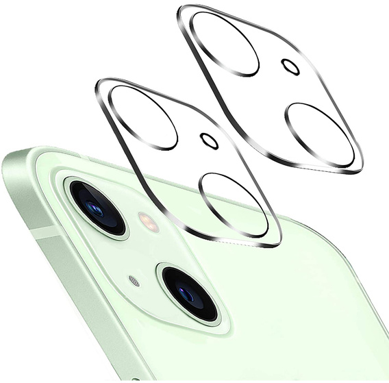 2x ERBORD edzett üveg a kamera számára, hogy iPhone 13