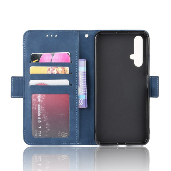 Pattintható tok a Huawei Honor 20 / Nova 5T, Card Slot, kék