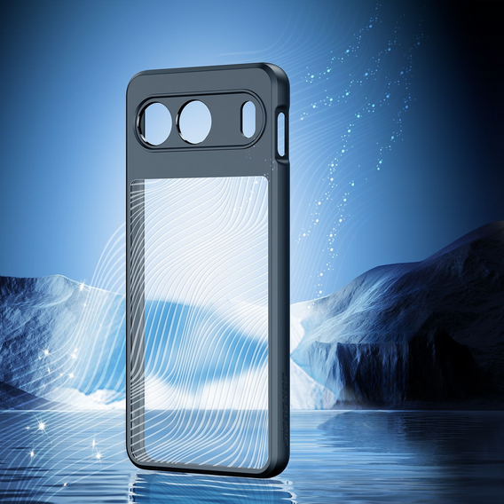 DuxDucis tok OnePlus Nord 4, Aimo case, átlátszó / fekete