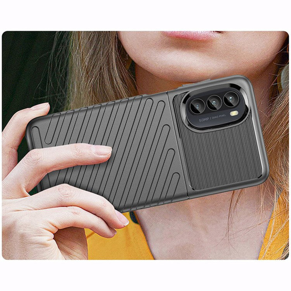 Telefontok a Motorola Moto G52 / G82 5G, Thunder, fekete